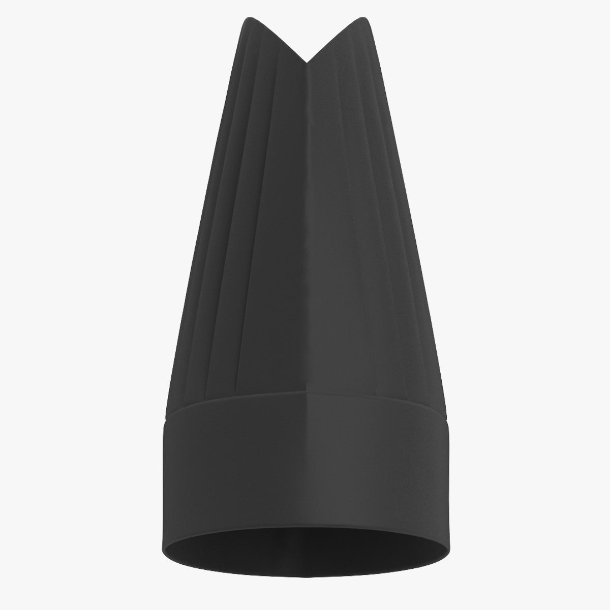 Tall Chef Hat 04 Black 3D Model FaceQuad tall-chef-hat-04-black-3d-model-facequad