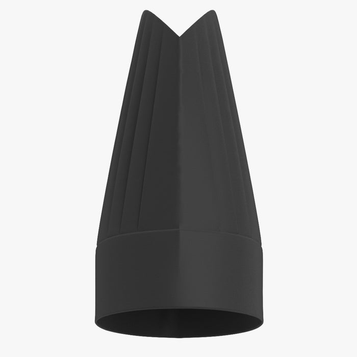 Tall Chef Hat 04 Black 3D Model