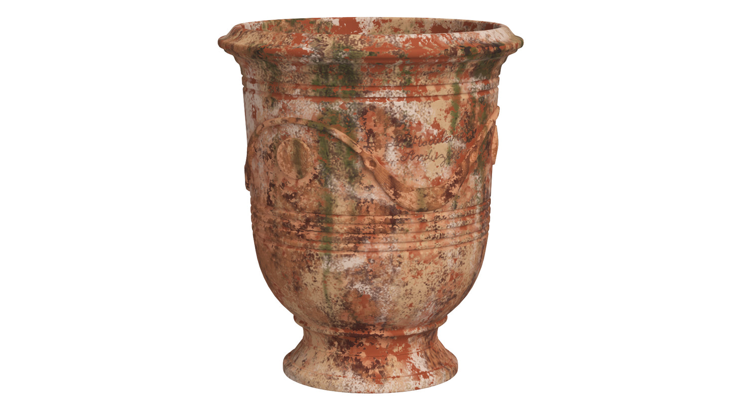 Terracotta French Anduze Planter 3D Model