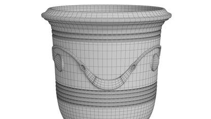 Terracotta French Anduze Planter 3D Model