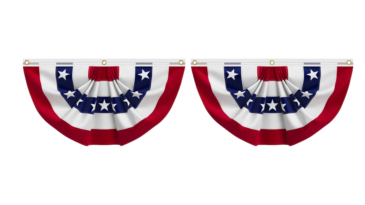 United States Flag Bunting 3D Model
