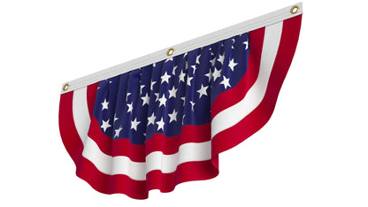 United States Flag Patriotic Bunting 3D Model