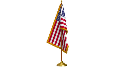 USA Flag Indoor 3D Model