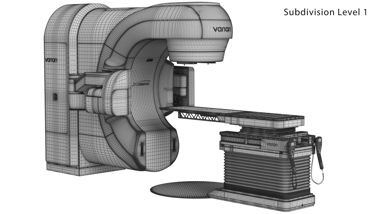 Varian TrueBeam Radiotherapy System 3D Model