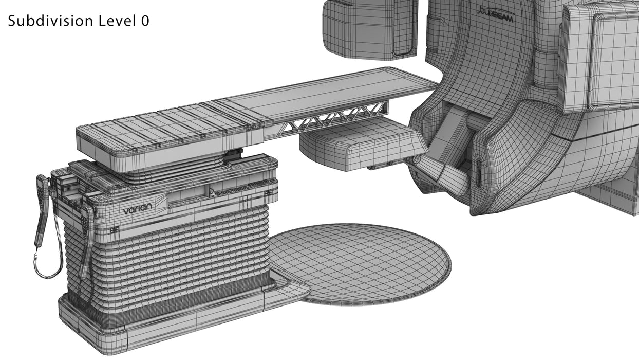 Varian TrueBeam Radiotherapy System 3D Model