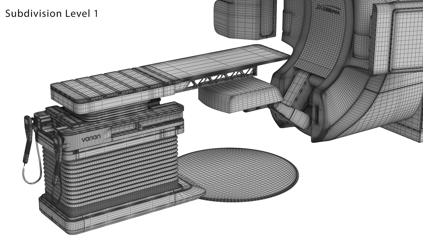 Varian TrueBeam Radiotherapy System 3D Model