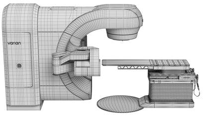 Varian TrueBeam Radiotherapy System 3D Model