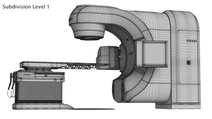 Varian TrueBeam Radiotherapy System 3D Model