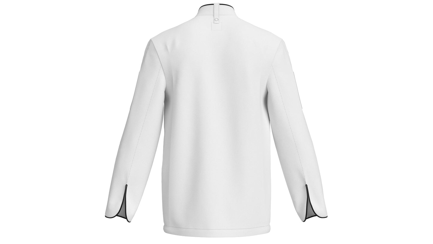 Long Sleeve Chef Jacket 3D Model