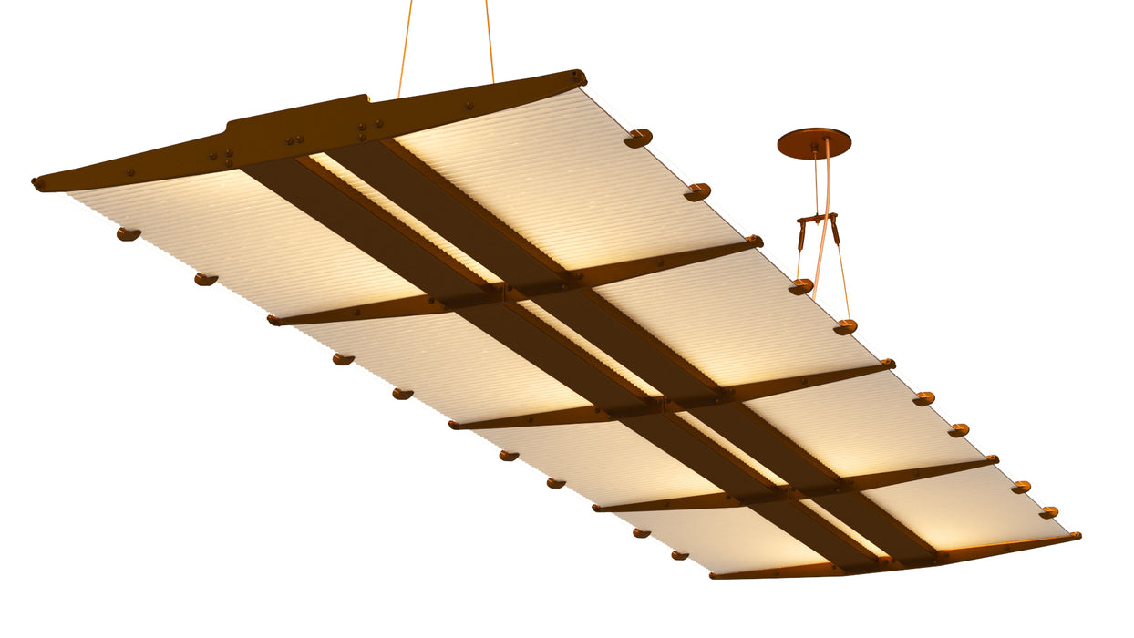 Wing Linear Suspension Ceiling Light 3D Model