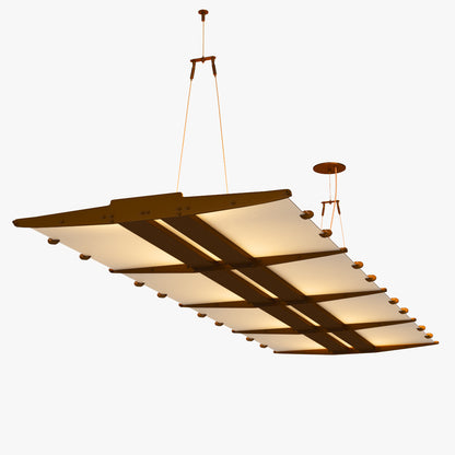 Wing Linear Suspension Ceiling Light 3D Model