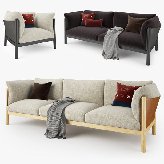 DePadova Yak Sofa Collection 3D Model