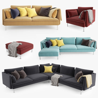 IKEA Soderhamn Sofa Series 3D Model