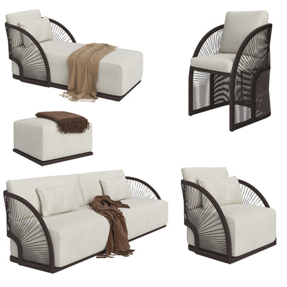 Restoration Hardware Pavona Sofa Collection 3D Model