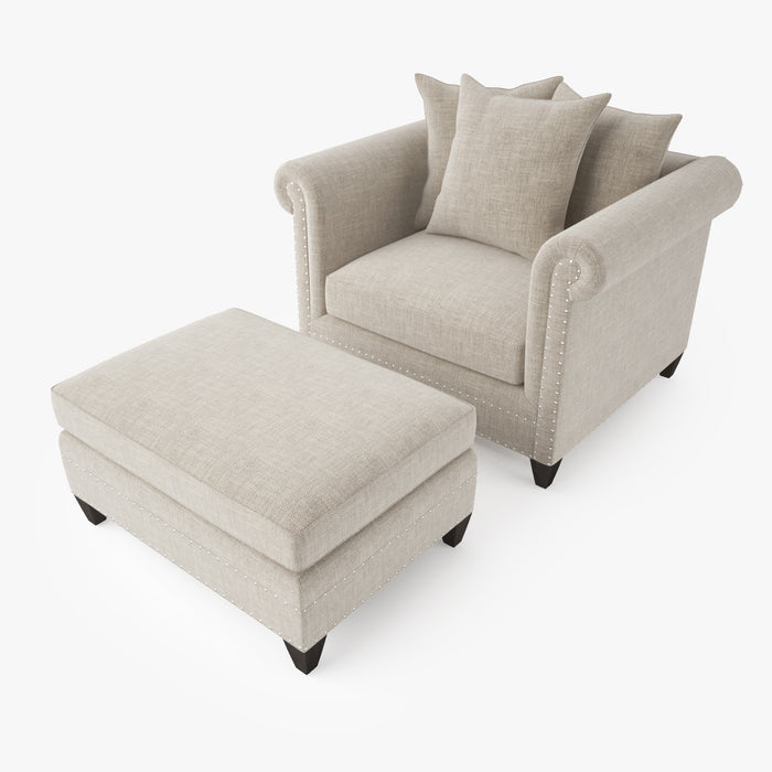 Crate and Barrel Durham Sofa Collection 3D Model