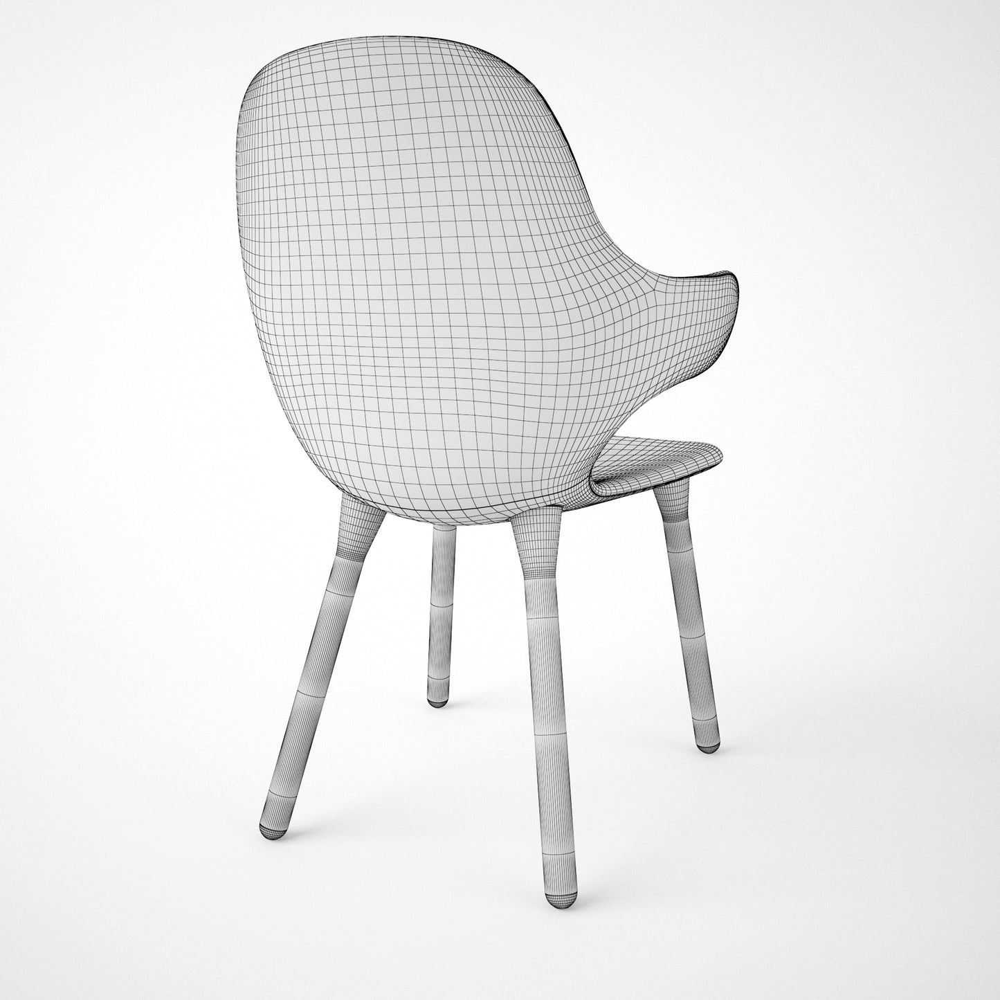 And Tradition Catch Chair JH1 3D Model