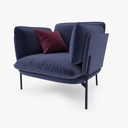And Tradition Cloud One Seater Armchair 3D Model