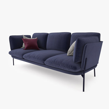 And Tradition Cloud Three Seater Sofa 3D Model