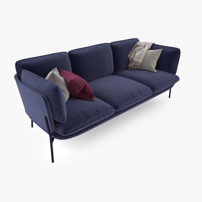 And Tradition Cloud Three Seater Sofa 3D Model