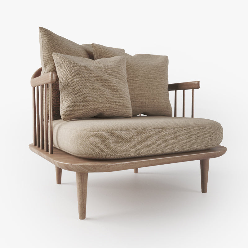 FREE And Tradition Fly Chair SC1 3D Model | FaceQuad