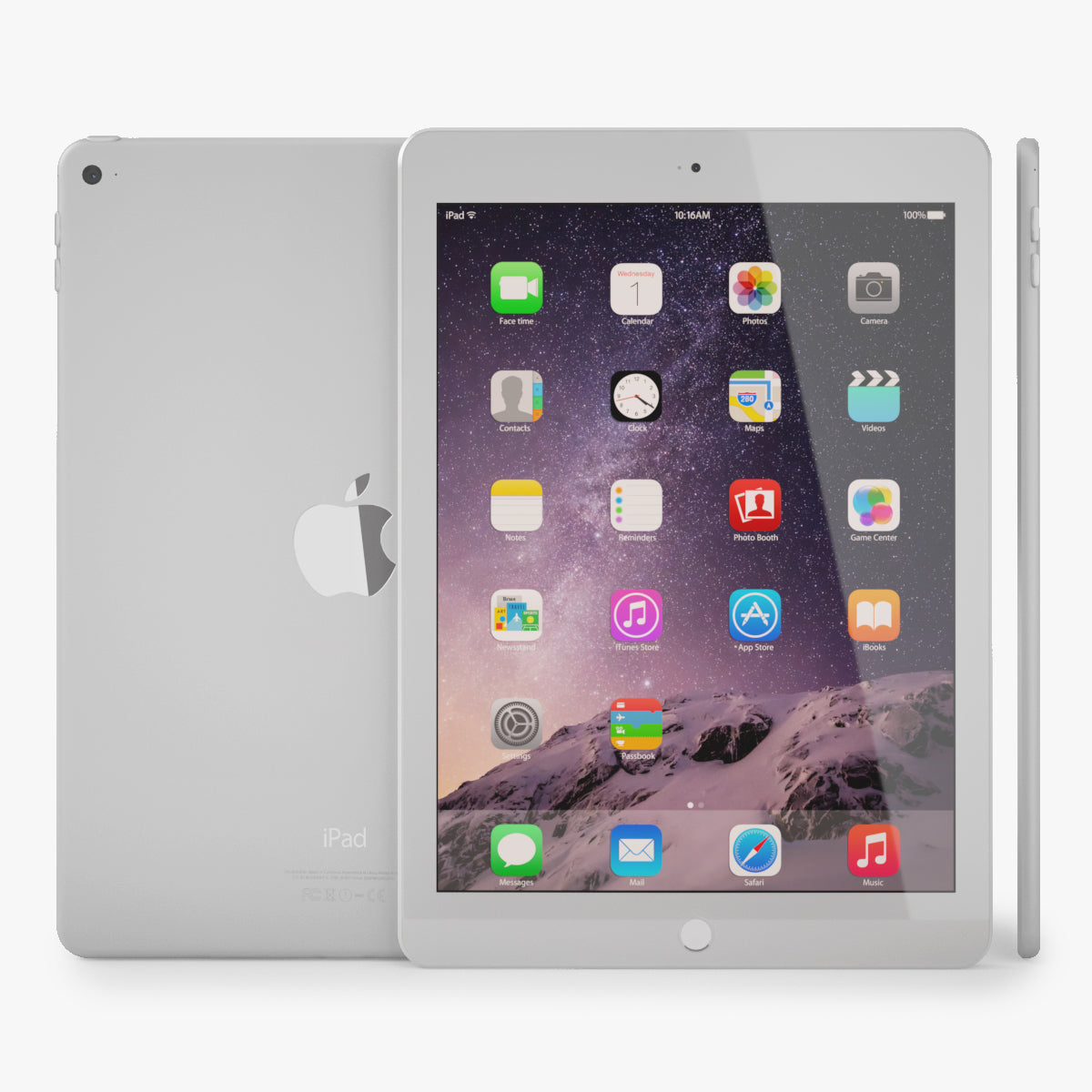 Apple iPad Air 2 All Colors 3D Model