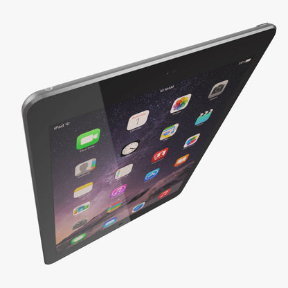 Apple iPad Air 2 Space Gray 3D Model