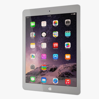 Apple iPad Air 2 Silver 3D Model