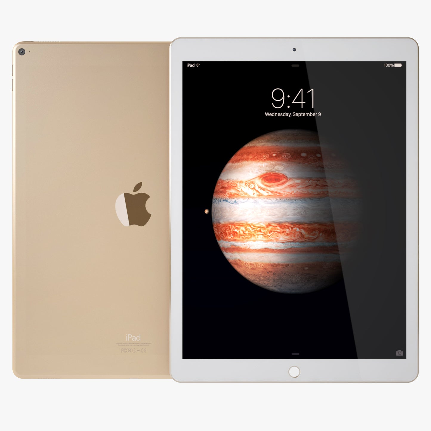 Apple iPad Pro Gold 3D Model