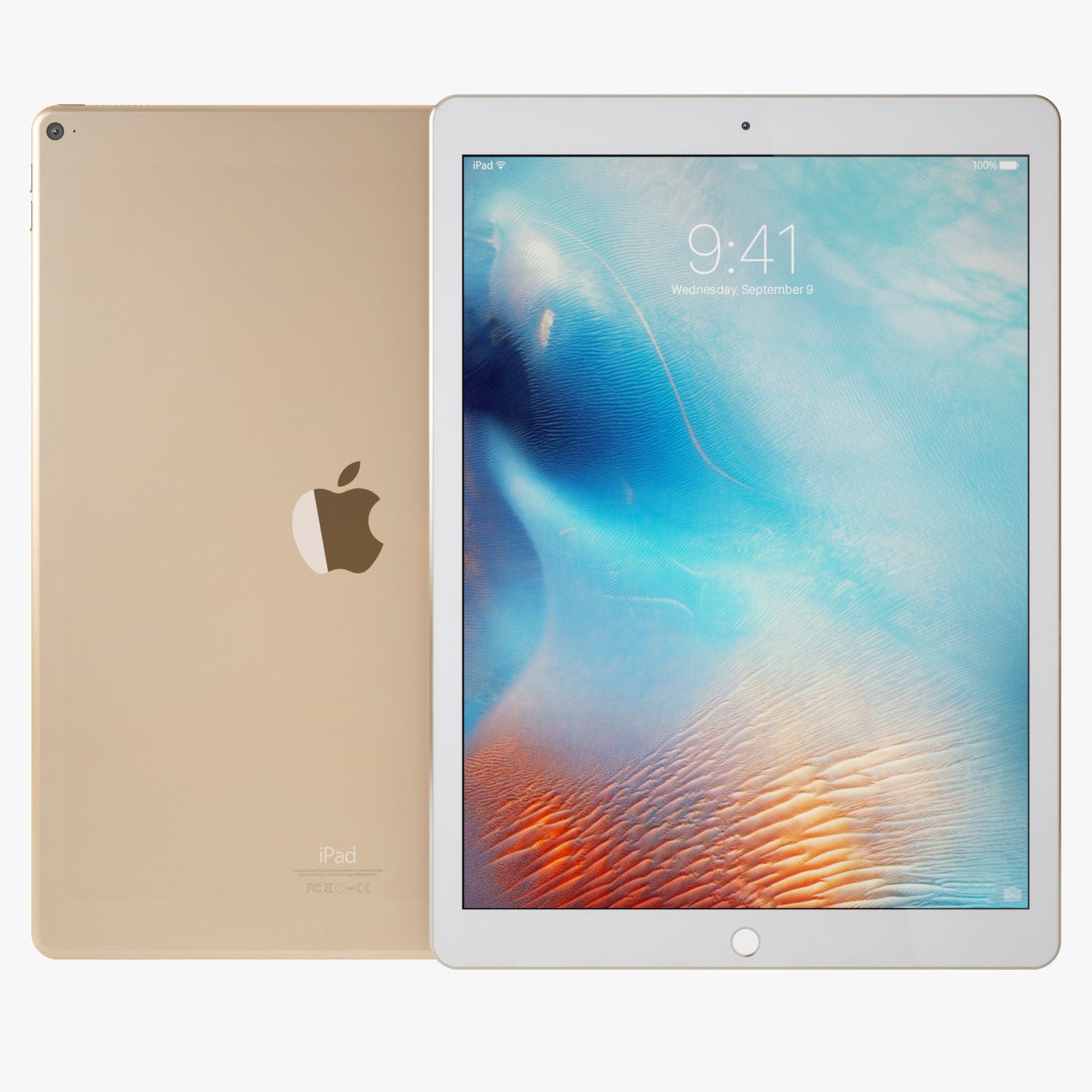 Apple iPad Pro Gold 3D Model