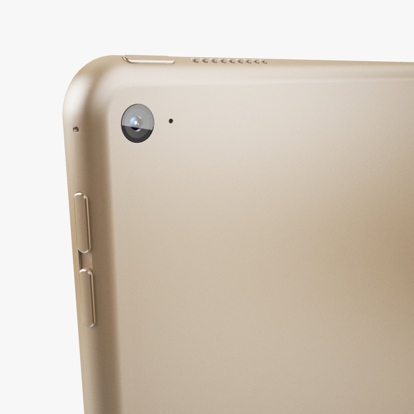 Apple iPad Pro Gold 3D Model