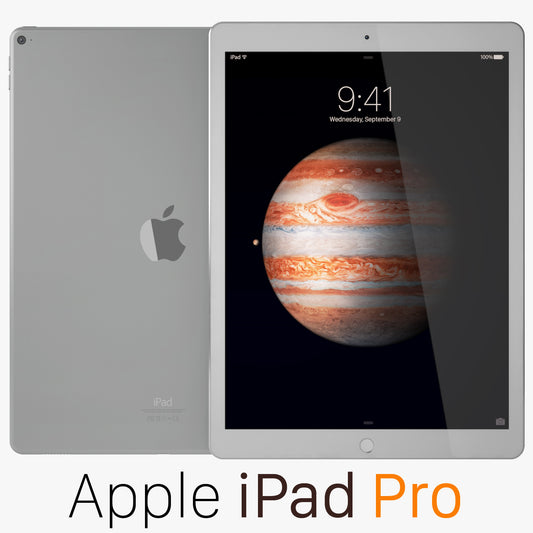 Apple iPad Pro Silver 3D Model