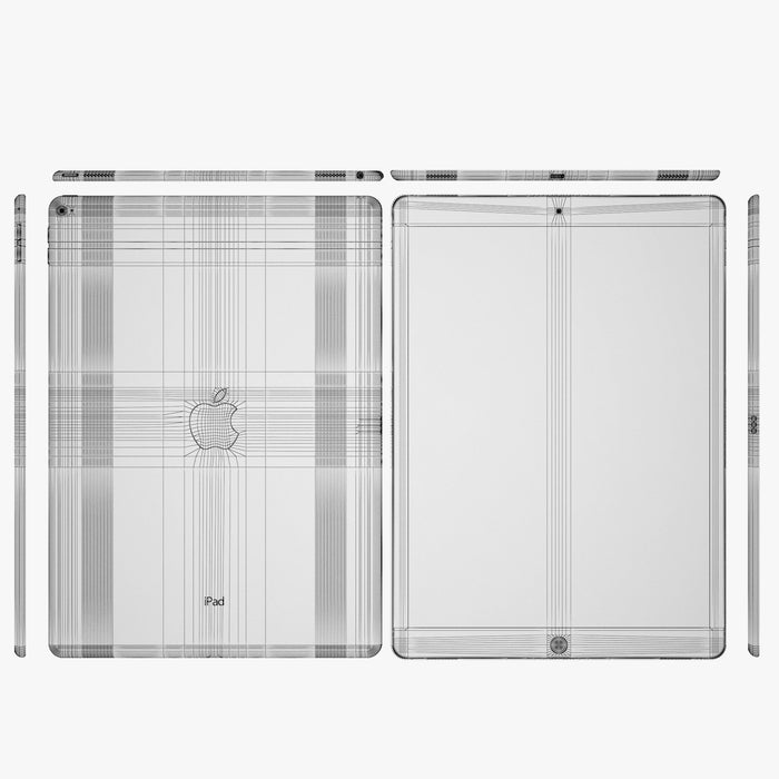 Apple iPad Pro Silver 3D Model