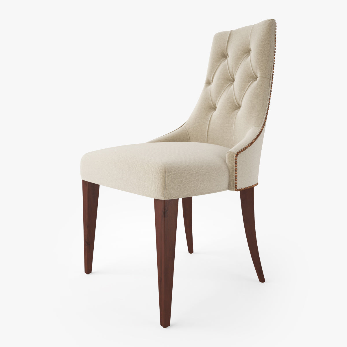 Baker Furniture Ritz Dining Chair 3D Model FaceQuad