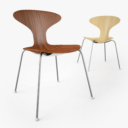 Bernhardt Design Orbit Wood Chair 3D Model