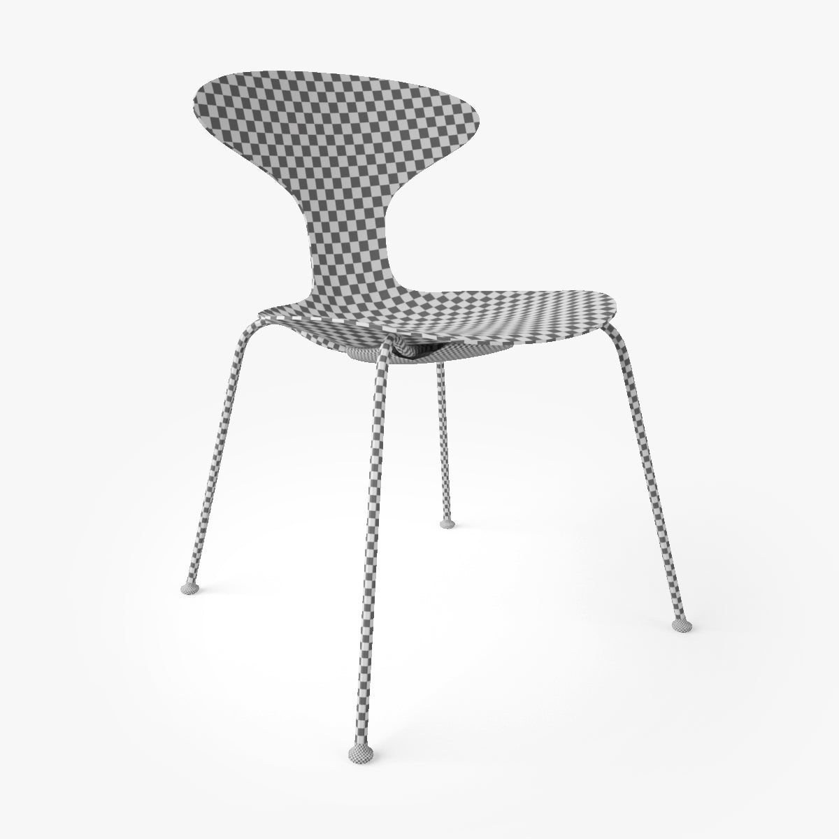 Bernhardt Design Orbit Wood Chair 3D Model
