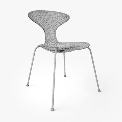 Bernhardt Design Orbit Wood Chair 3D Model