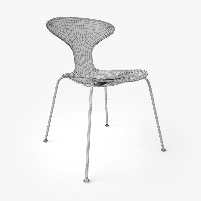 Bernhardt Design Orbit Wood Chair 3D Model