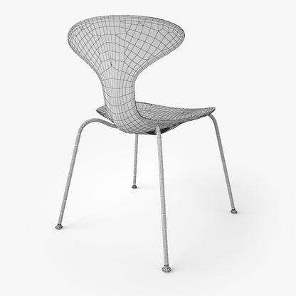 Bernhardt Design Orbit Wood Chair 3D Model