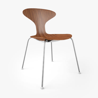 Bernhardt Design Orbit Wood Chair 3D Model