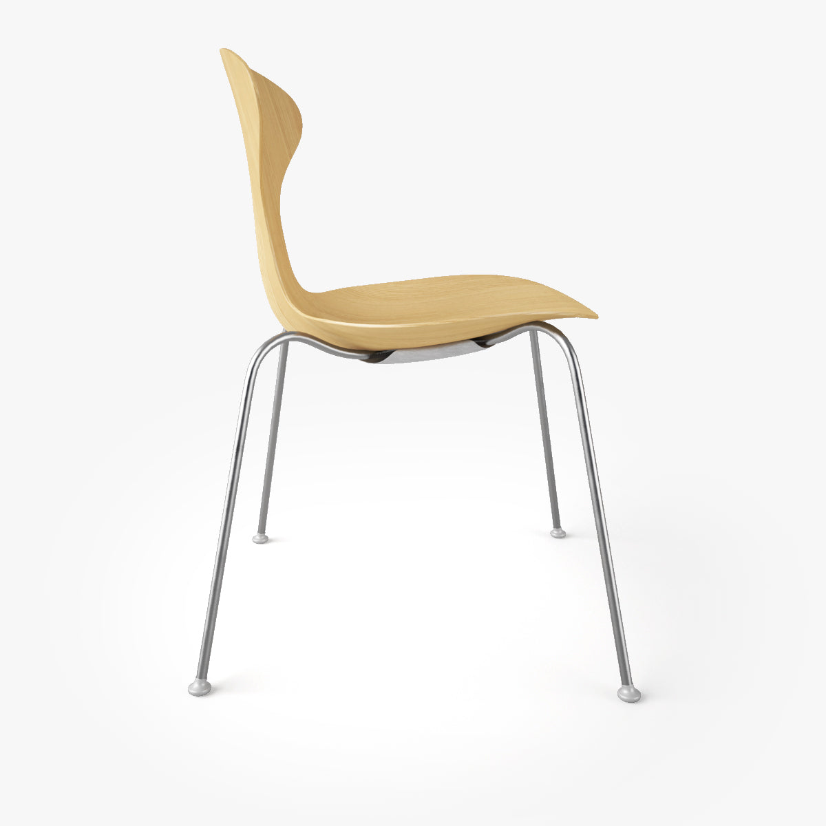Bernhardt Design Orbit Wood Chair 3D Model