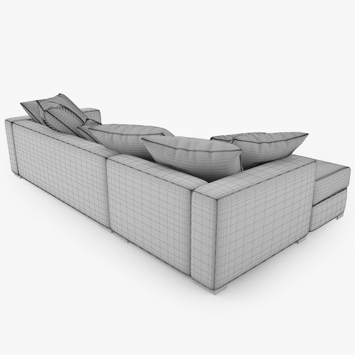Boconcept Cenova GK52 Corner Sofa 3D Model