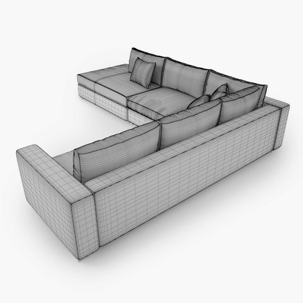 Boconcept Cenova BG52 Sofa 3D Model