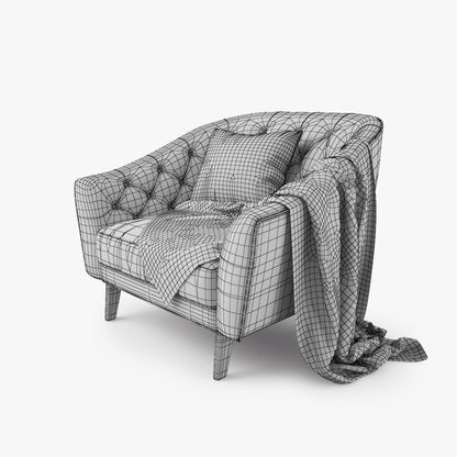 FREE Busnelli Amouage Chair 3D Model