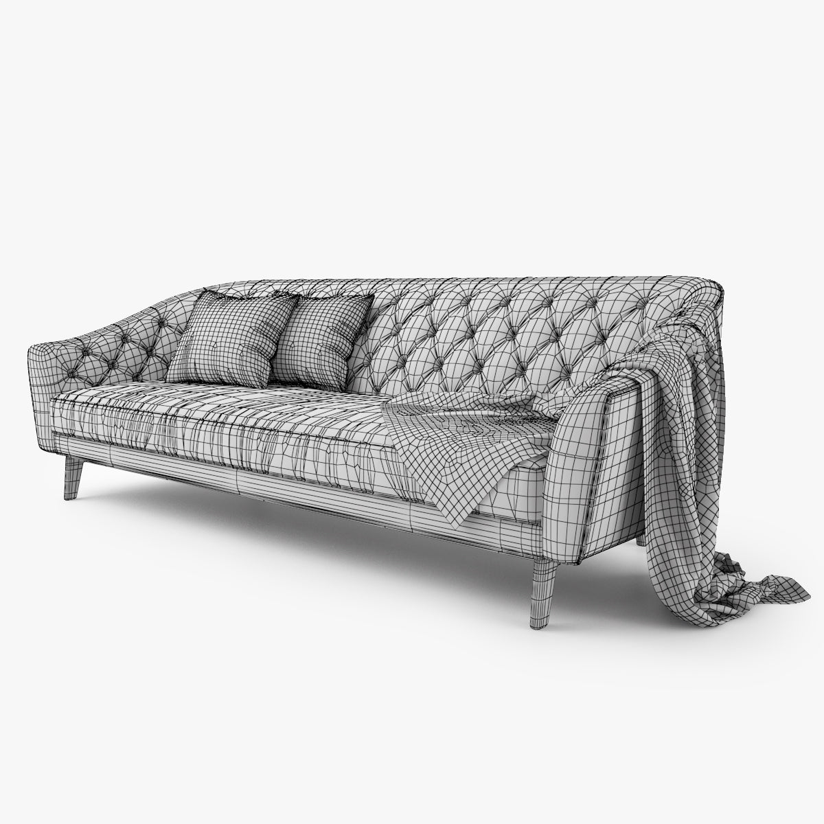 FREE Busnelli Amouage Sofa Set 3D Model