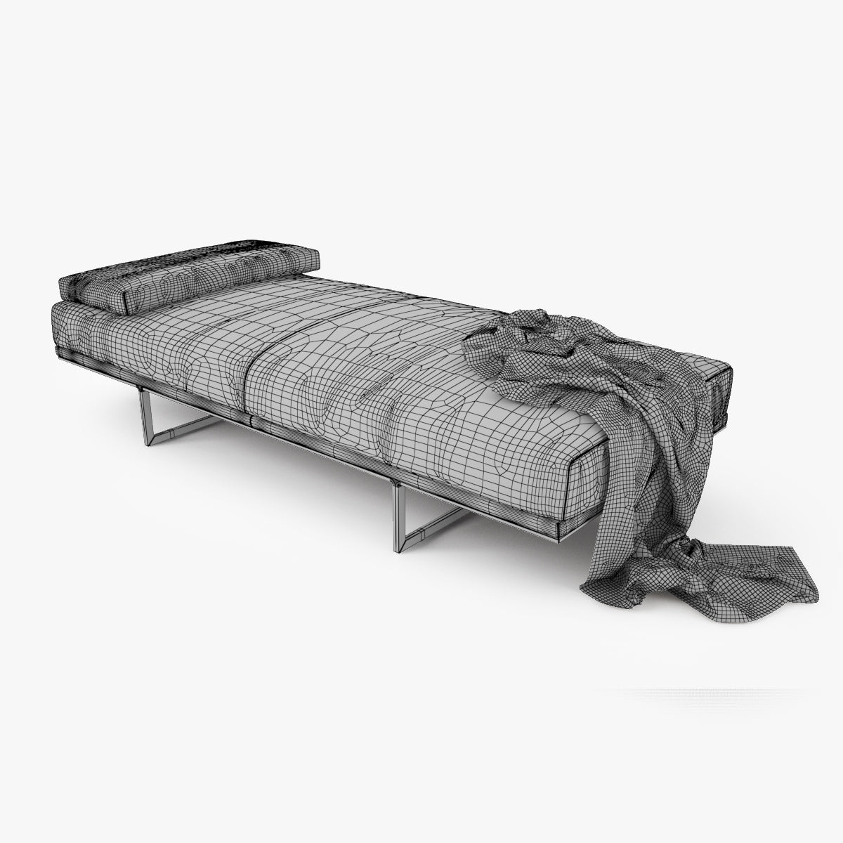 Busnelli Blumun Bench 3D Model