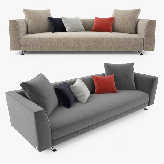 Busnelli Burton 3 Seat Sofa 3D Model