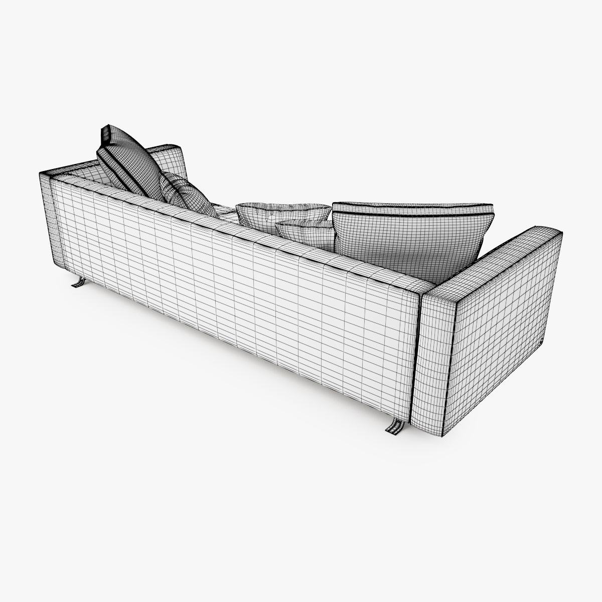 Busnelli Burton 3 Seat Sofa 3D Model