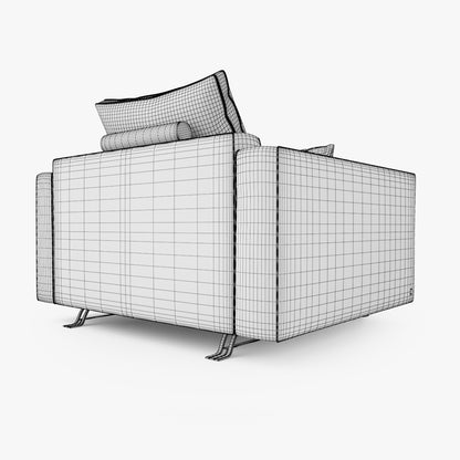 Busnelli Burton Armchair 3D Model