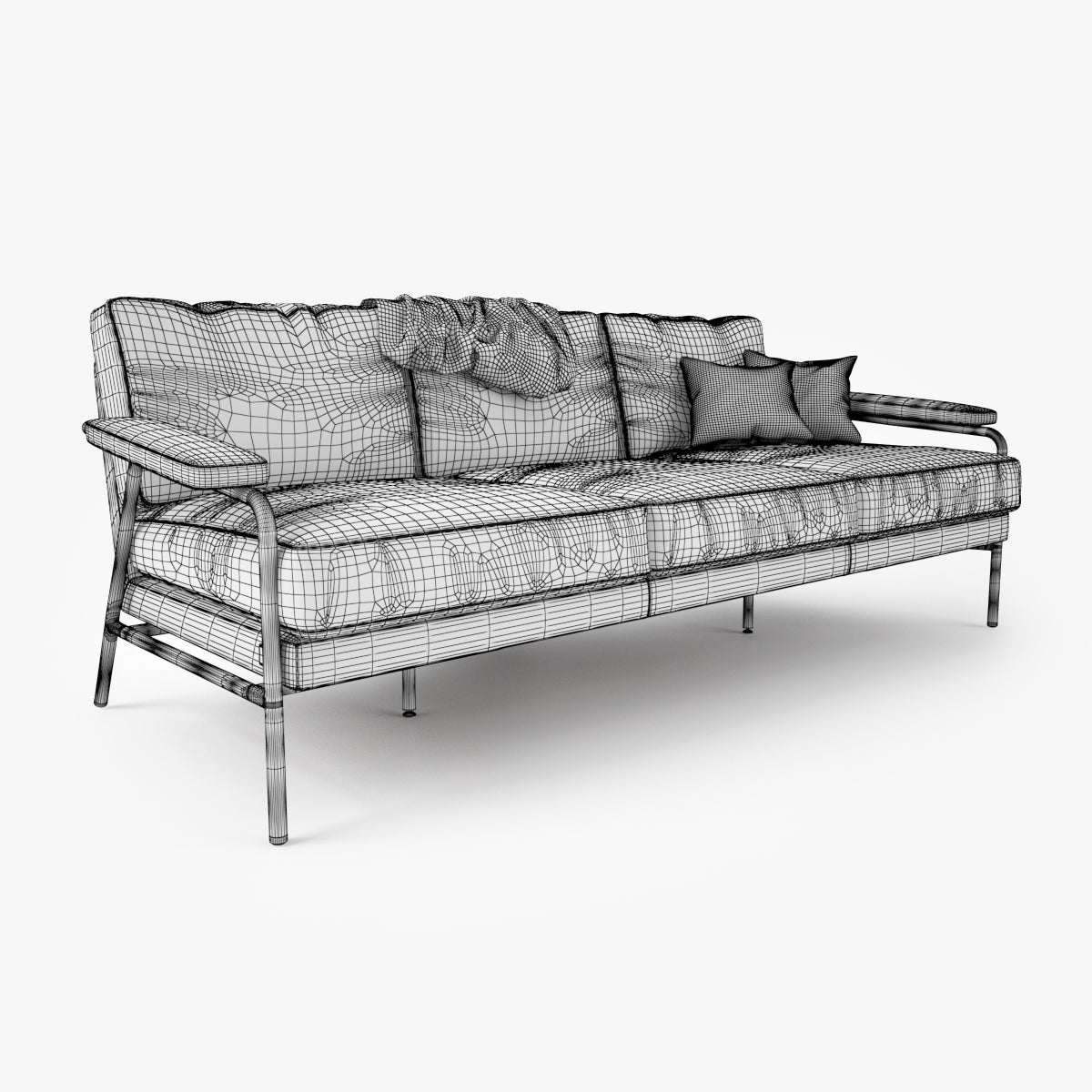 Busnelli Carpe Diem Sofa and Armchair 3D Model