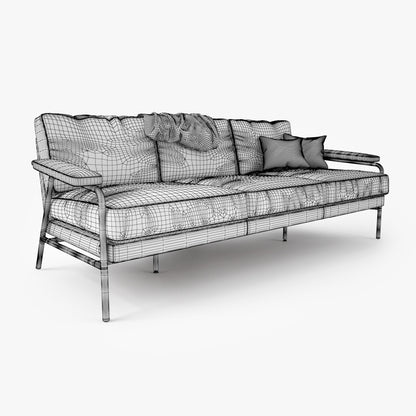 Busnelli Carpe Diem Sofa and Armchair 3D Model